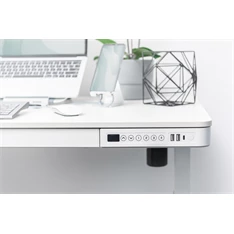 DIGITUS DA-90406 Elektromosan állítható magasságú fehér íróasztal USB-töltővel és fiókkal DIGITUS DA-90406 Elektromosan állítható magasságú fehér íróasztal USB-töltővel és fiókkal