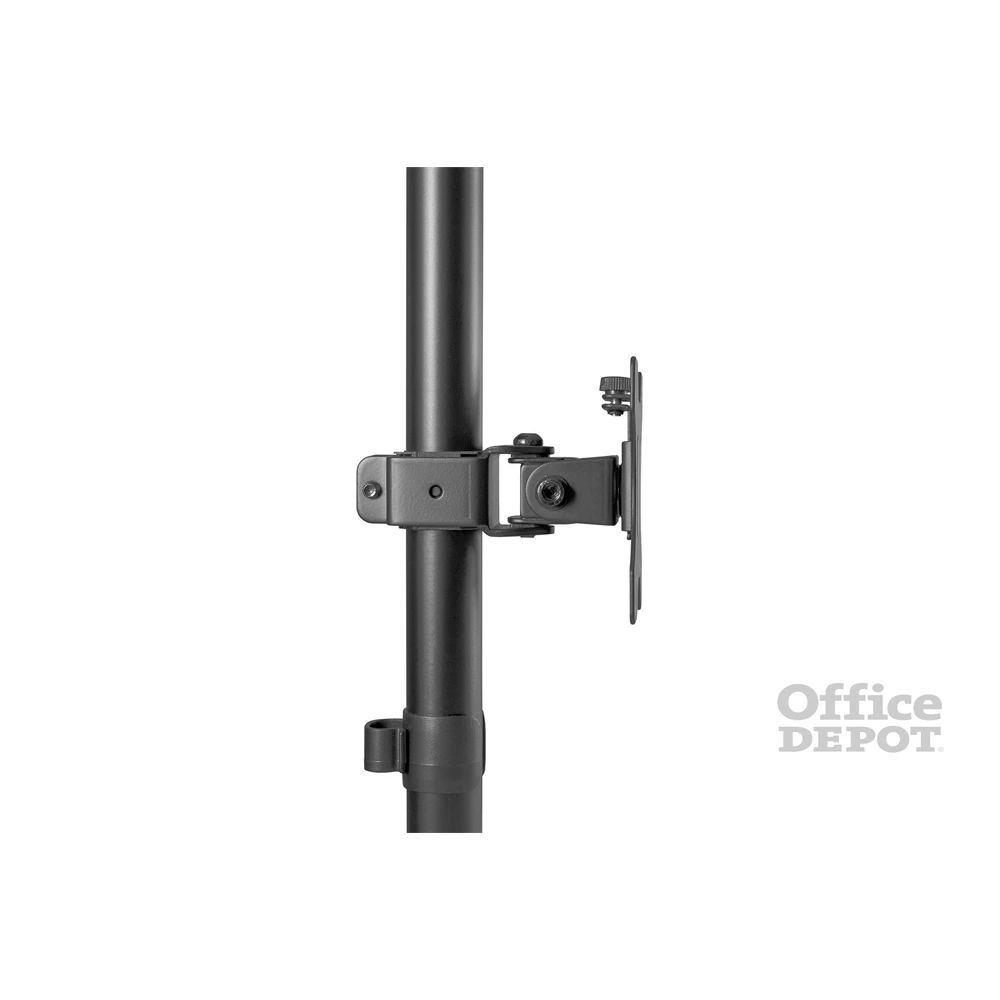 DIGITUS DA-90438 C-bilincses/gyűrűs univerzális (VESA 75/100) 2-es fekete függőleges monitor tartó állvány
