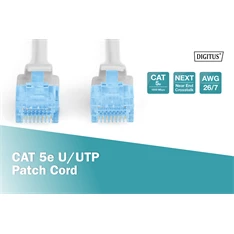 DIGITUS Cat.5e U/UTP PVC 10m zöld patch kábel DIGITUS Cat.5e U/UTP PVC 10m zöld patch kábel