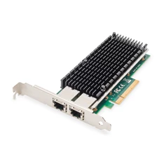 DIGITUS DN-10163 10GbE RJ45 Dual Port Ethernet Server PCIe adapter DIGITUS DN-10163 10GbE RJ45 Dual Port Ethernet Server PCIe adapter