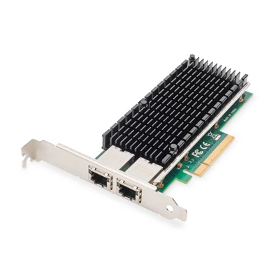 DIGITUS DN-10163 10GbE RJ45 Dual Port Ethernet Server PCIe adapter DIGITUS DN-10163 10GbE RJ45 Dual Port Ethernet Server PCIe adapter