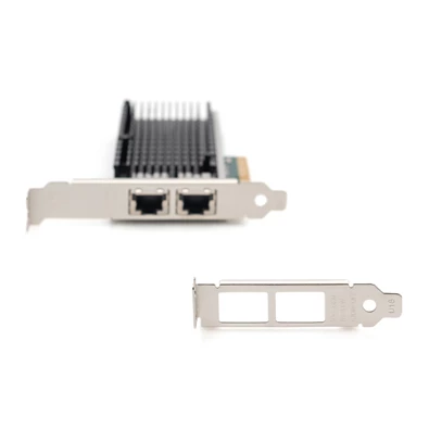 DIGITUS DN-10163 10GbE RJ45 Dual Port Ethernet Server PCIe adapter DIGITUS DN-10163 10GbE RJ45 Dual Port Ethernet Server PCIe adapter
