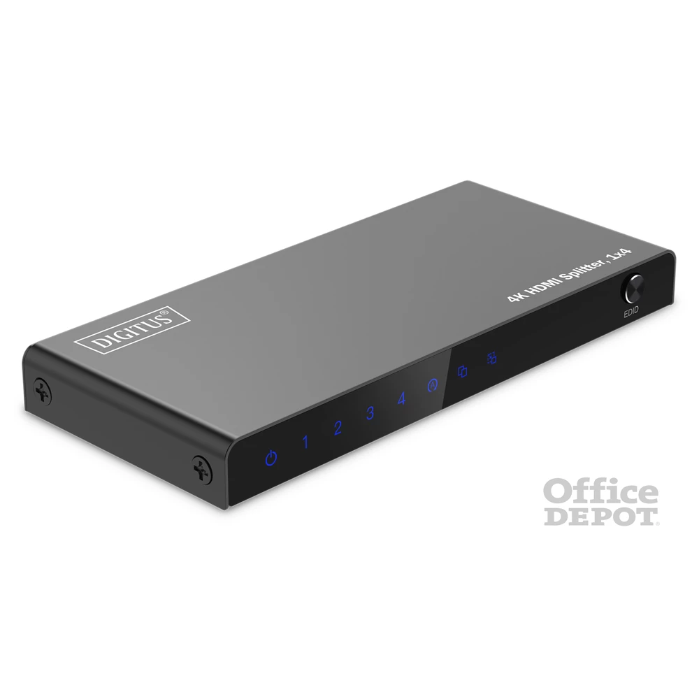 DIGITUS DS-55337 4 portos 4K/60Hz HDMI splitter