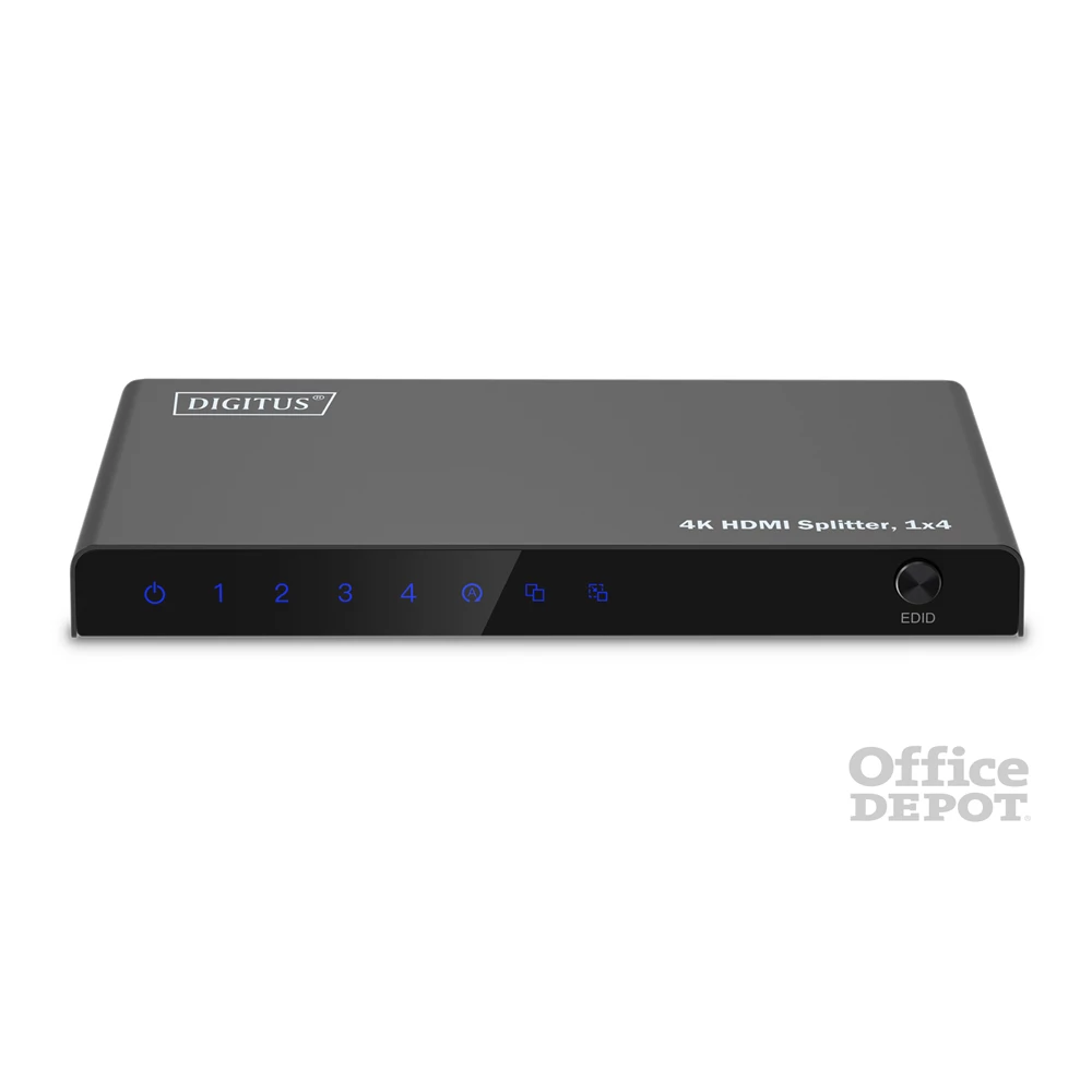 DIGITUS DS-55337 4 portos 4K/60Hz HDMI splitter
