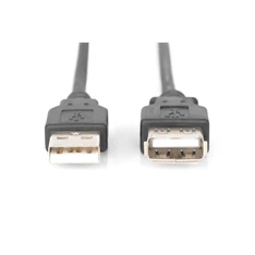 DIGITUS High Speed árnyékolt 2.0 USB hosszabbító kábel 3m DIGITUS High Speed árnyékolt 2.0 USB hosszabbító kábel 3m