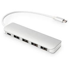 DIGITUS USB Type-C 4 portos USB 3.0 hub + PD DIGITUS USB Type-C 4 portos USB 3.0 hub + PD