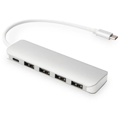 DIGITUS USB Type-C 4 portos USB 3.0 hub + PD DIGITUS USB Type-C 4 portos USB 3.0 hub + PD