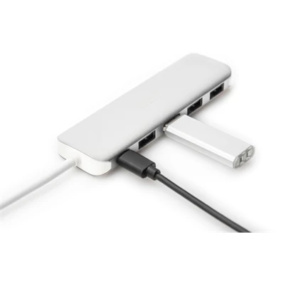 DIGITUS USB Type-C 4 portos USB 3.0 hub + PD DIGITUS USB Type-C 4 portos USB 3.0 hub + PD