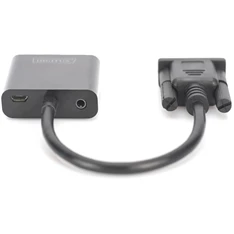 DIGITUS VGA apa -> HDMI anya adapter audio kábellel DIGITUS VGA apa -> HDMI anya adapter audio kábellel