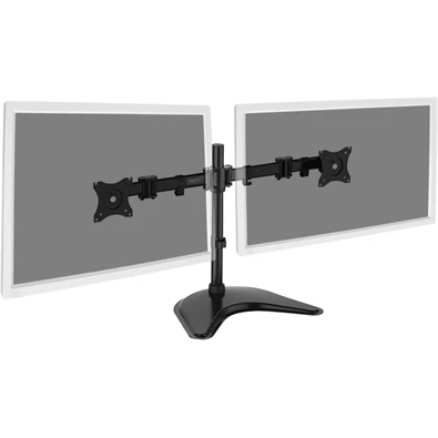 DIGITUS asztali univerzális (VESA 75 / 100) 2-es fekete monitor tartó konzol DIGITUS asztali univerzális (VESA 75 / 100) 2-es fekete monitor tartó konzol