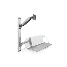 DIGITUS flexibilis fali monitor (VESA 100x100) + billentyűzet tartó konzol DIGITUS flexibilis fali monitor (VESA 100x100) + billentyűzet tartó konzol