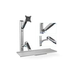 DIGITUS flexibilis fali monitor (VESA 100x100) + billentyűzet tartó konzol DIGITUS flexibilis fali monitor (VESA 100x100) + billentyűzet tartó konzol