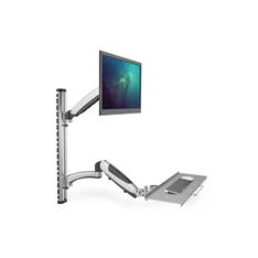 DIGITUS flexibilis fali monitor (VESA 100x100) + billentyűzet tartó konzol DIGITUS flexibilis fali monitor (VESA 100x100) + billentyűzet tartó konzol
