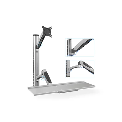 DIGITUS flexibilis fali monitor (VESA 100x100) + billentyűzet tartó konzol DIGITUS flexibilis fali monitor (VESA 100x100) + billentyűzet tartó konzol