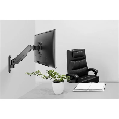 DIGITUS gázrugós fali univerzális (VESA 75 / 100) 1-es fekete monitor tartó konzol DIGITUS gázrugós fali univerzális (VESA 75 / 100) 1-es fekete monitor tartó konzol