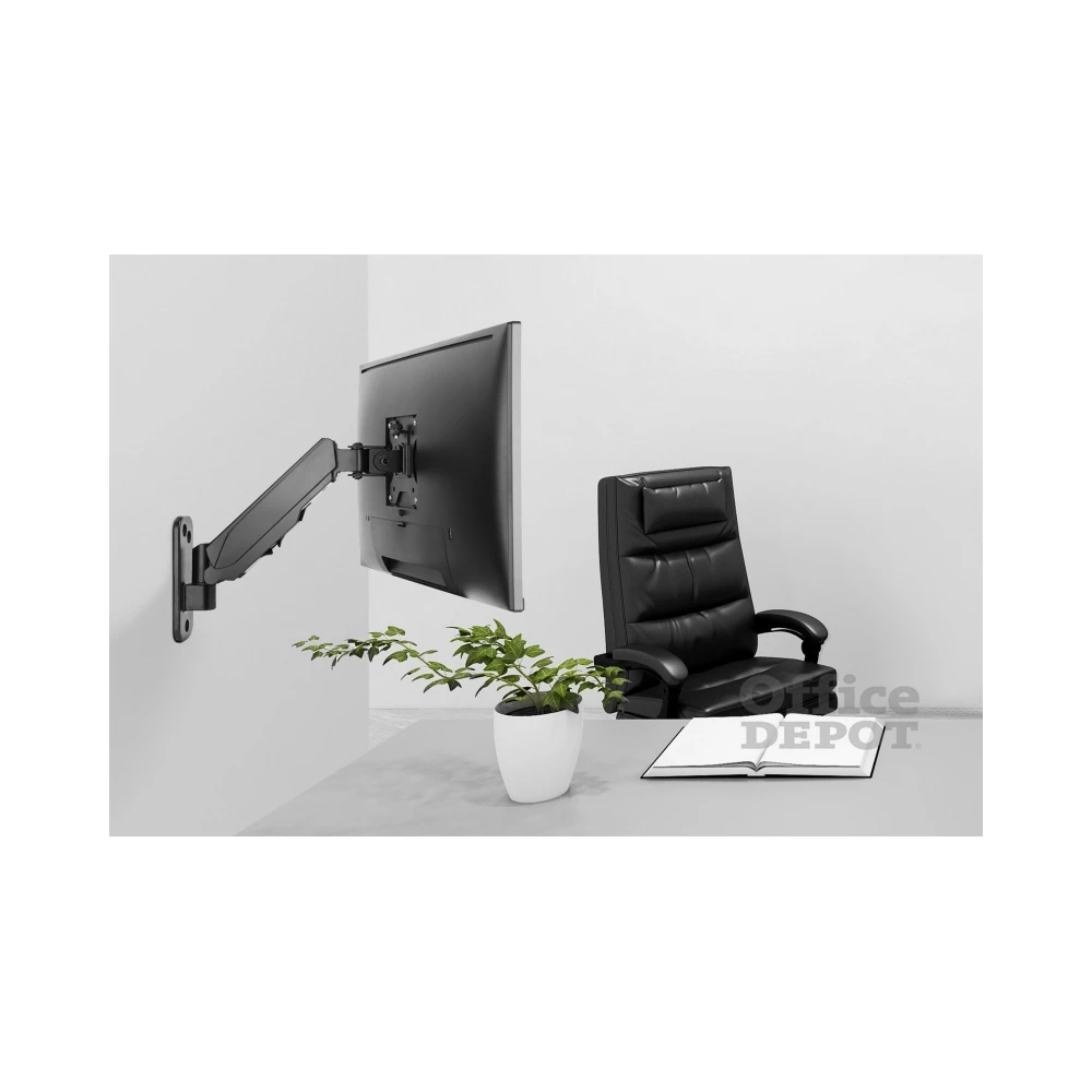 DIGITUS gázrugós fali univerzális (VESA 75/100) 1-es fekete monitor tartó konzol