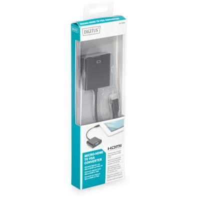 DIGITUS micro HDMI apa -> VGA anya adapter DIGITUS micro HDMI apa -> VGA anya adapter