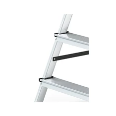 DRABEST HOME 2x4 lépcsős kétoldalon járható alumínium létra, fellépő, összecsukható DRABEST HOME 2x4 lépcsős kétoldalon járható alumínium létra, fellépő, összecsukható