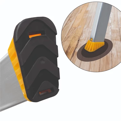 DRABEST MAX 4 (3+1) lépcsős professzionális alumínium létra, összecsukható, 150 kg teherbírás