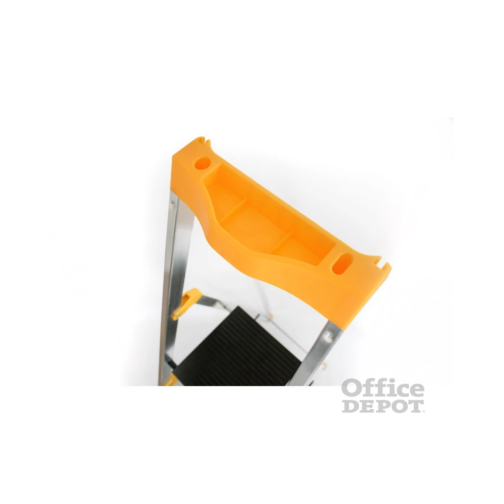 DRABEST MAX 4 (3+1) lépcsős professzionális alumínium létra, összecsukható, 150 kg teherbírás