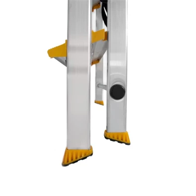 DRABEST MAX 4 (3+1) lépcsős professzionális alumínium létra, összecsukható, 150 kg teherbírás