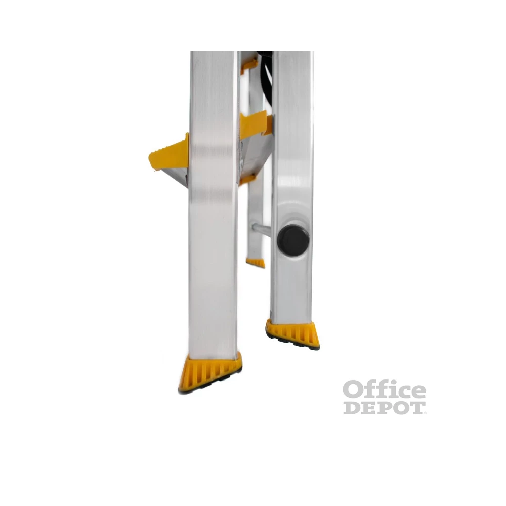 DRABEST MAX 4 (3+1) lépcsős professzionális alumínium létra, összecsukható, 150 kg teherbírás