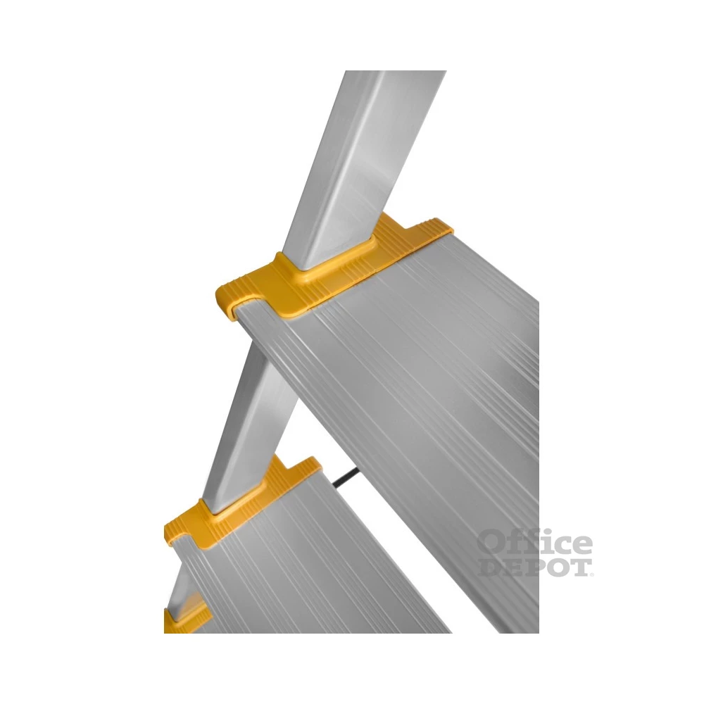 DRABEST MAX 4 (3+1) lépcsős professzionális alumínium létra, összecsukható, 150 kg teherbírás