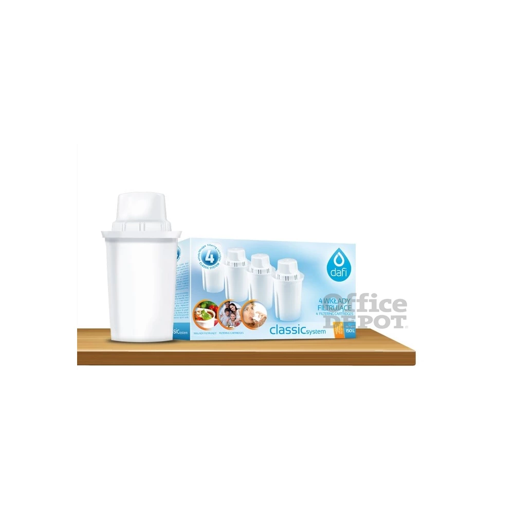 Dafi 924379 Vízszűrő kancsó, Astra Classic,  4 db Classic filter