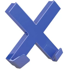 Dahle Mega XL 90x90mm kereszt alakú kék mágneses akasztó Dahle Mega XL 90x90mm kereszt alakú kék mágneses akasztó