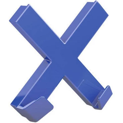 Dahle Mega XL 90x90mm kereszt alakú kék mágneses akasztó Dahle Mega XL 90x90mm kereszt alakú kék mágneses akasztó
