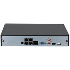 Dahua NVR2104HS-P-4KS3 4 csatorna/H265+/80Mbps rögzítés/1x SATA/4x PoE hálózati rögzítő (NVR) Dahua NVR2104HS-P-4KS3 4 csatorna/H265+/80Mbps rögzítés/1x SATA/4x PoE hálózati rögzítő (NVR)