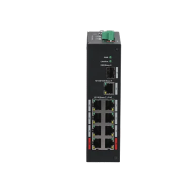 Dahua PFS3110-8ET-96-V2 2x 10/100(Hi-PoE/PoE+/PoE)+6x 10/100(PoE+/PoE)+1x gigabit uplink+1x SFP uplink, 96W PoE switch Dahua PFS3110-8ET-96-V2 2x 10/100(Hi-PoE/PoE+/PoE)+6x 10/100(PoE+/PoE)+1x gigabit uplink+1x SFP uplink, 96W PoE switch