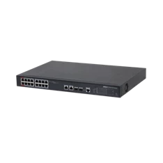 Dahua PFS4218-16ET-240-V3 16x 10/100(HighPoE(1,2)/PoE/PoE+ 240W)+2x gigabit/ SFP combo uplink menedzselhető PoE switch