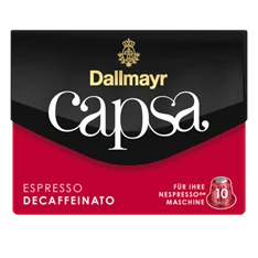 Dallmayr Espresso Decaffiniato Nespresso kompatibilis kávé kapszula 10 db Dallmayr Espresso Decaffiniato Nespresso kompatibilis kávé kapszula 10 db