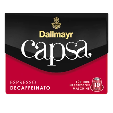 Dallmayr Espresso Decaffiniato Nespresso kompatibilis kávé kapszula 10 db Dallmayr Espresso Decaffiniato Nespresso kompatibilis kávé kapszula 10 db