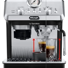 DeLonghi EC9155.MB La Specialista Arte fémes fekete matt espresso kávéfőző DeLonghi EC9155.MB La Specialista Arte fémes fekete matt espresso kávéfőző
