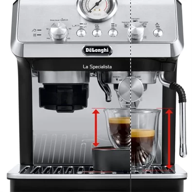 DeLonghi EC9155.MB La Specialista Arte fémes fekete matt espresso kávéfőző DeLonghi EC9155.MB La Specialista Arte fémes fekete matt espresso kávéfőző
