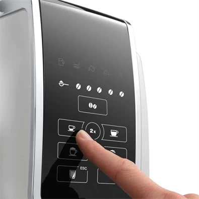 DeLonghi ECAM350.50.SB Dinamica ezüst tejhabosítóval automata kávéfőző DeLonghi ECAM350.50.SB Dinamica ezüst tejhabosítóval automata kávéfőző