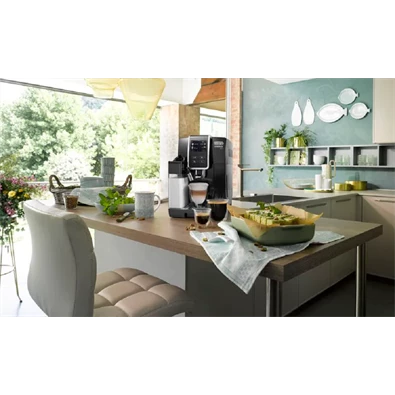 DeLonghi ECAM370.70.B fekete tejhabosítóval automata kávéfőző DeLonghi ECAM370.70.B fekete tejhabosítóval automata kávéfőző