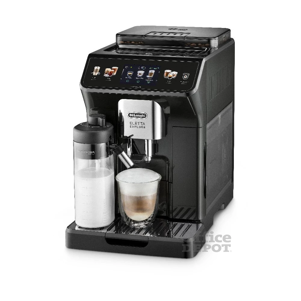 DeLonghi ECAM450.65.G Eletta Explore ezüst tejhabosítóval automata kávéfőző