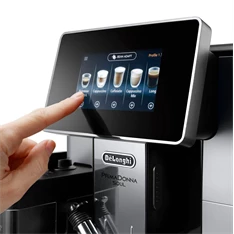DeLonghi ECAM610.55.SB Primadonna Soul fekete-ezüst tejhabosítóval automata kávéfőző DeLonghi ECAM610.55.SB Primadonna Soul fekete-ezüst tejhabosítóval automata kávéfőző