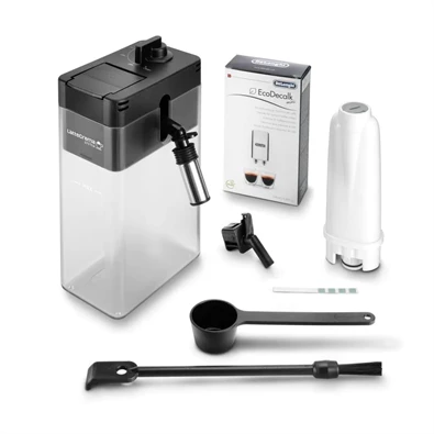 DeLonghi ECAM610.55.SB Primadonna Soul fekete-ezüst tejhabosítóval automata kávéfőző DeLonghi ECAM610.55.SB Primadonna Soul fekete-ezüst tejhabosítóval automata kávéfőző