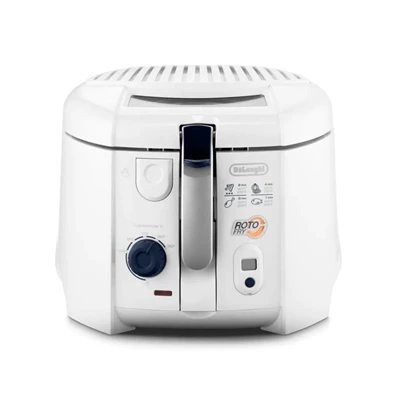 DeLonghi F28533W fehér forgókosaras olajsütő (Újszerű) DeLonghi F28533W fehér forgókosaras olajsütő (Újszerű)