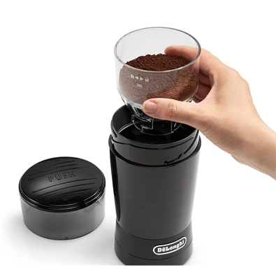 DeLonghi KG200 fekete multifunkciós fűszerőrlő és kávédaráló DeLonghi KG200 fekete multifunkciós fűszerőrlő és kávédaráló