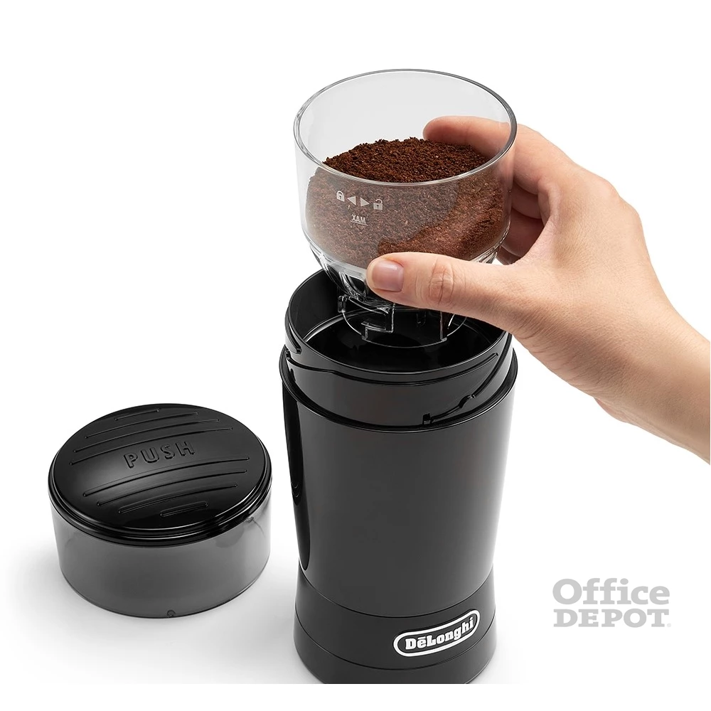 DeLonghi KG200 fekete multifunkciós fűszerőrlő és kávédaráló