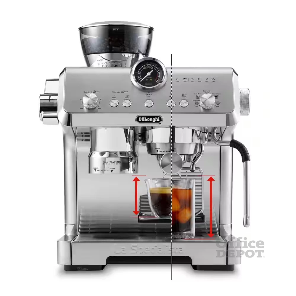 DeLonghi La Specialista Prestigio EC9555.M metál beépített őrlős karos kávéfőző