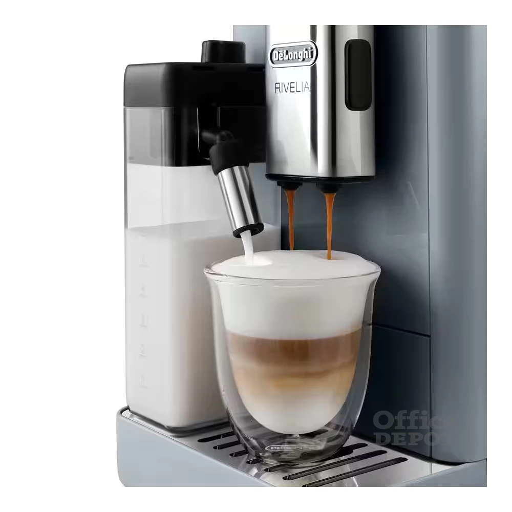 DeLonghi Rivelia EXAM440.55.G LatteCrema grafitszürke automata tejtartályos kávéfőző