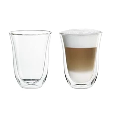 DeLonghi DLSC312 latte macchiato üvegpohár, 2 db DeLonghi DLSC312 latte macchiato üvegpohár, 2 db