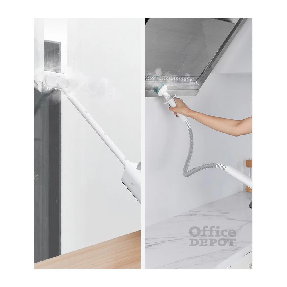 Deerma ZQ610 fehér-piros 5 az 1-ben többfunkciós kézi gőztisztító