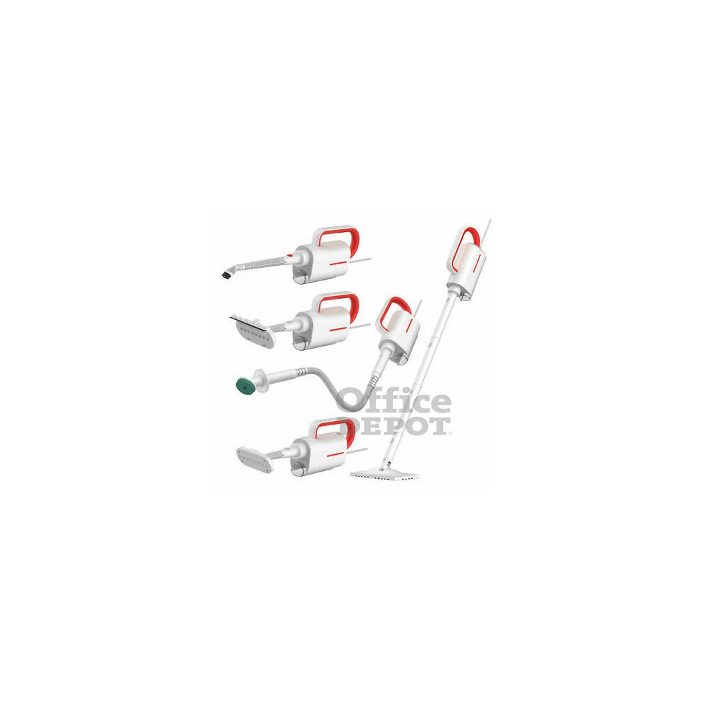 Deerma ZQ610 fehér-piros 5 az 1-ben többfunkciós kézi gőztisztító